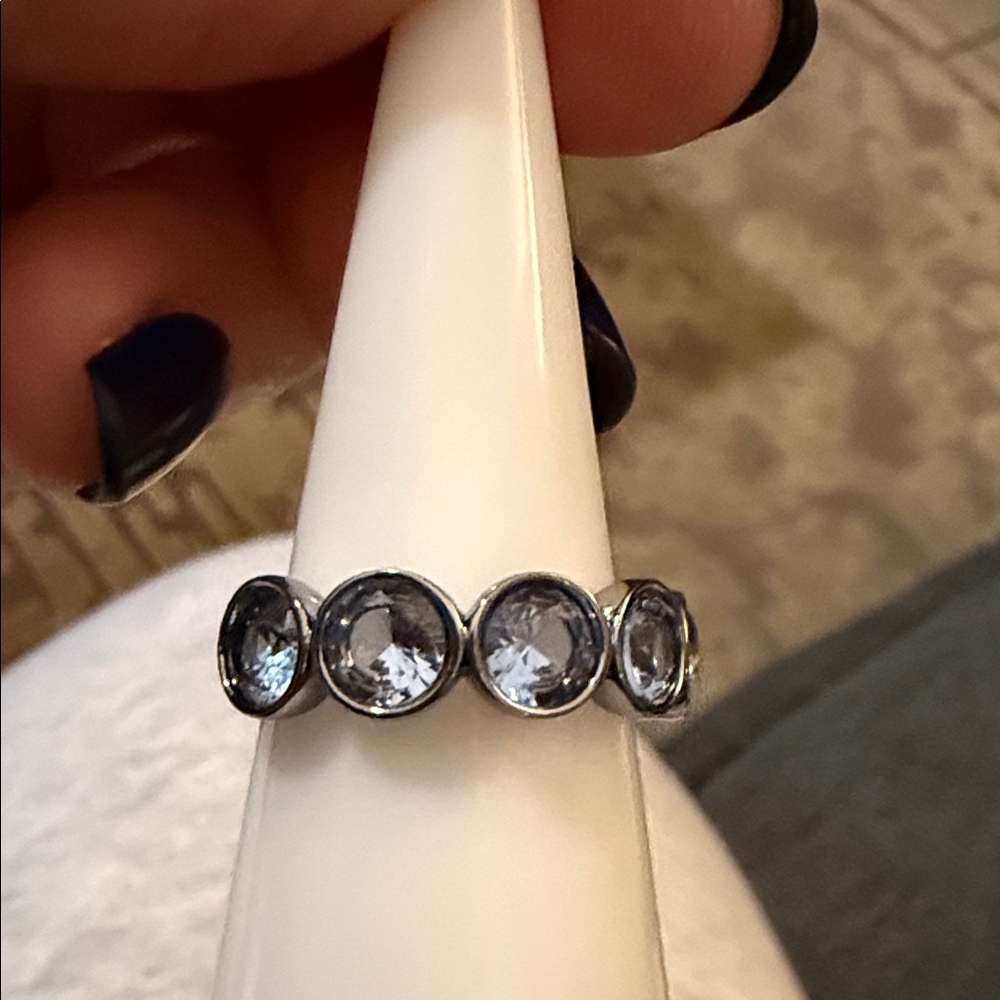 Dances The Sparkle Dreams Aquamarine Ring